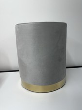Pouf velluto grigio usato  Reggio Calabria