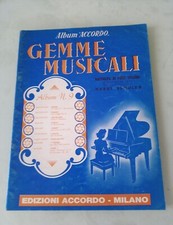 Gemme musicali spartito usato  Crespellano