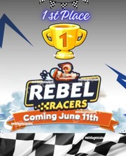 PIERWSZE MIEJSCE -REBEL RACERS Monoply go (11 czerwca) na sprzedaż  Wysyłka do Poland