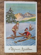 Enfants skieurs. carte d'occasion  Paris IX