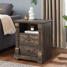 Farmhouse nightstand charging for sale  Brentwood