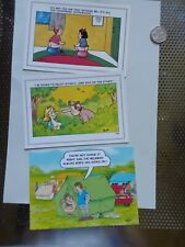 Seaside cartoon postcards for sale  GRANGEMOUTH