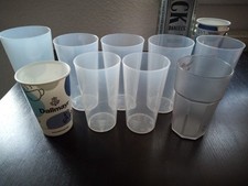 12x plastikbecher konvolut gebraucht kaufen  Nossen