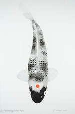 Stunning embossed koi for sale  Orlando