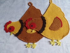 Motiv topflappen gehäkelte gebraucht kaufen  Halle