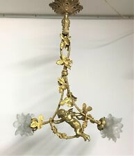 Lustre bronze angelot d'occasion  Martel