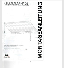 Klemmmarkise maße 300 gebraucht kaufen  Oberasbach