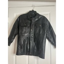 Black genuine leather for sale  Spring Branch