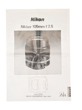 Nikkor 105mm 2.5 usato  Due Carrare