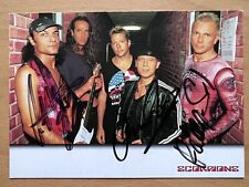 Scorpions musik autogrammkarte gebraucht kaufen  Mettingen