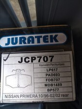 Juratek jcp707 brake for sale  COLCHESTER