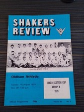 Bury oldham athletic for sale  MANCHESTER