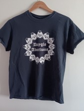 Camisa Vintage Dayglo Abortions Skull Grande Hardcore Punk Thrash Canadá SNFU DOA, usado comprar usado  Enviando para Brazil