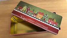 Christmas storage tin. for sale Christmas storage tin. for sale  AMERSHAM