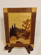 Vtg marquetry art for sale  Goodyear