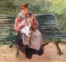 Framed painting woman d'occasion  Expédié en Belgium