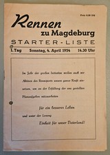 Starterliste pferderennen magd gebraucht kaufen  Magdeburg