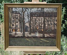 Kai Grunth (1885–1961) – Paryska scena uliczna – ramka sygnowana olej na płótnie na sprzedaż Kai Grunth (1885–1961) – Paryska scena uliczna – ramka sygnowana olej na płótnie na sprzedaż  PL