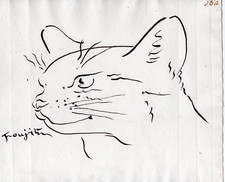 Disegno tsuguharu foujita usato  Cava Manara