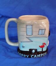 Taza Big Mouth HAPPY CAMPER furgoneta furgoneta vida camping coleccionable al aire libre taza de cerámica segunda mano  Embacar hacia Argentina