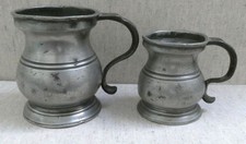 Two georgian pewter for sale  NORWICH