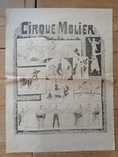 Cirque molier programme d'occasion  Douarnenez