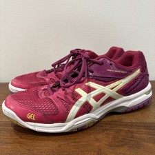 Tênis esportivo feminino Asics rosa gel Rocket Shoes EUA 8.5 EU 40 comprar usado  Enviando para Brazil