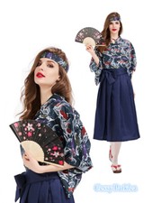 Fantasia asiática quimono gueixa japonesa carpas fantasia senhora W-M3-3 comprar usado  Enviando para Brazil