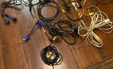 Cable joblot mixed for sale  CLACTON-ON-SEA