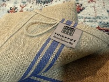 NOVO~THIEFFRY Linho Provençal Francês~Toalha de Cozinha~27x22"~Listrada França~HTF, usado comprar usado  Enviando para Brazil