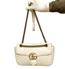 Usado, Bolsa de couro Gucci Marmont cor aba marfim comprar usado  Enviando para Brazil