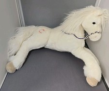 Douglas Cuddle Toys Plush Cavalia Grace White Lusitano Horse Laying Templado Tag comprar usado  Enviando para Brazil