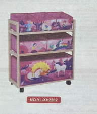 Organizador de brinquedos Enjoy & Love unicórnio rosa brinquedo rack madeira com 4 rodas móveis comprar usado  Enviando para Brazil