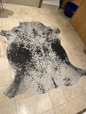 Genuine cowhide rug for sale  LONDON