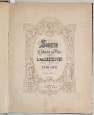 Sonaten beethoven pianoforte usato  Foligno