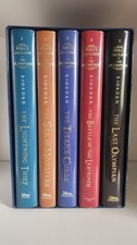 PERCY JACKSON & THE OLYMPIANS 1st Edition books 1-5 Hardcover Complete Boxed Set comprar usado  Enviando para Brazil