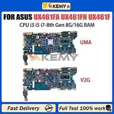Placa madre para ASUS UX461FA UX461FN TP461U TP461F i3 i5 i7 CPU 8 GB/16 GB de RAM segunda mano  Embacar hacia Mexico
