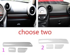 Para Mini Countryman R60 2011-2016 console central de carro branco painel decoração tira comprar usado Para Mini Countryman R60 2011-2016 console central de carro branco painel decoração tira comprar usado  Enviando para Brazil