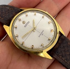 RELÓGIO MASCULINO VINTAGE ROAMER STINGRAY 44 AUTOMÁTICO FOLHEADO A OURO comprar usado  Enviando para Brazil