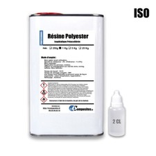 Résine polyester iso d'occasion  Muzillac