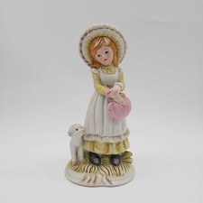 Figurine girl holding for sale  WISHAW