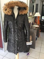 Doudoune cuir parka d'occasion  Andeville