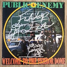 Disco de vinil Public Enemy assinado Welcome To The Terror Dome álbum LEGENDS RAD comprar usado  Enviando para Brazil