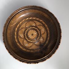 Vintage wooden plate for sale  TRURO