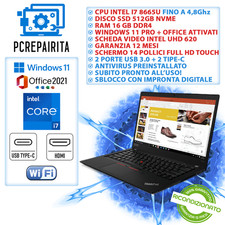 Lenovo portatile computer usato  Capriate San Gervasio