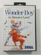 WONDER BOY IN MONSTER LAND SEGA MASTER SYSTEM (MS) PAL-EURO (COMPLETE - GOOD CON comprar usado  Enviando para Brazil