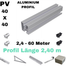 Alu solarprofil 40x40 gebraucht kaufen  Mühldorf a.Inn