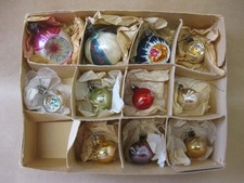 Vintage glass christmas for sale  LLANELLI