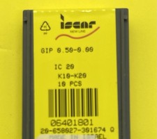 GIP 0.50-0.00 IC20 10pcs ISCAR CARBIDE GROOVE INSERT 6401801 Nova Folga comprar usado  Enviando para Brazil