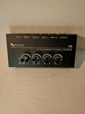 Mixer de linha FIFINE ultra baixo ruído 4 canais para submistura, 4 canais estéreo M... comprar usado  Enviando para Brazil